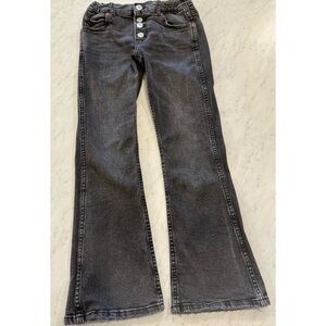 Zara Gray Modern Distressed Jeans